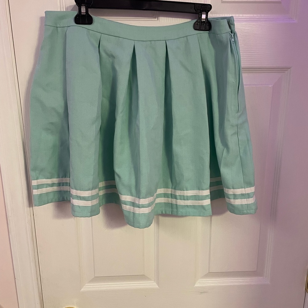 Blue skirt